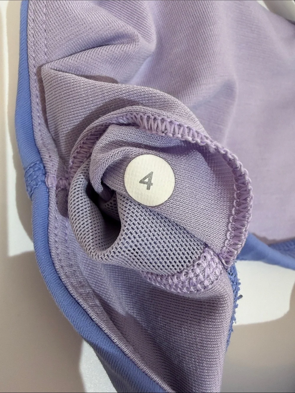 Lululemon Sports Bra Size 4 Blue Color Light Support